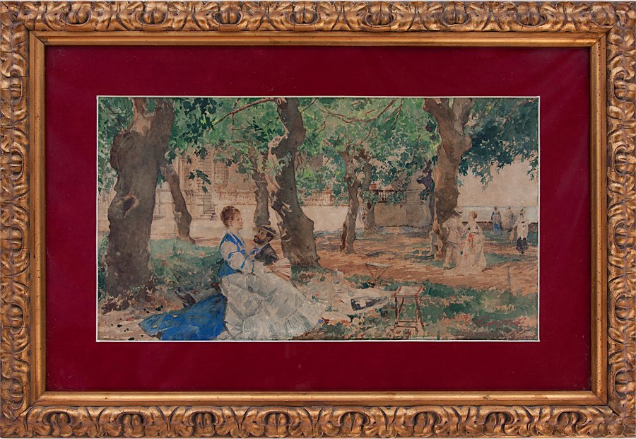modesto faustini: Villa di Bordighera 
